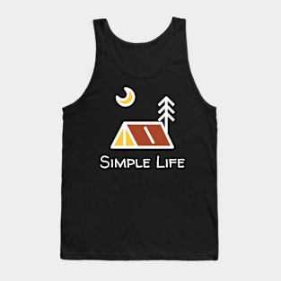 Simple Life - Camping Night Tank Top